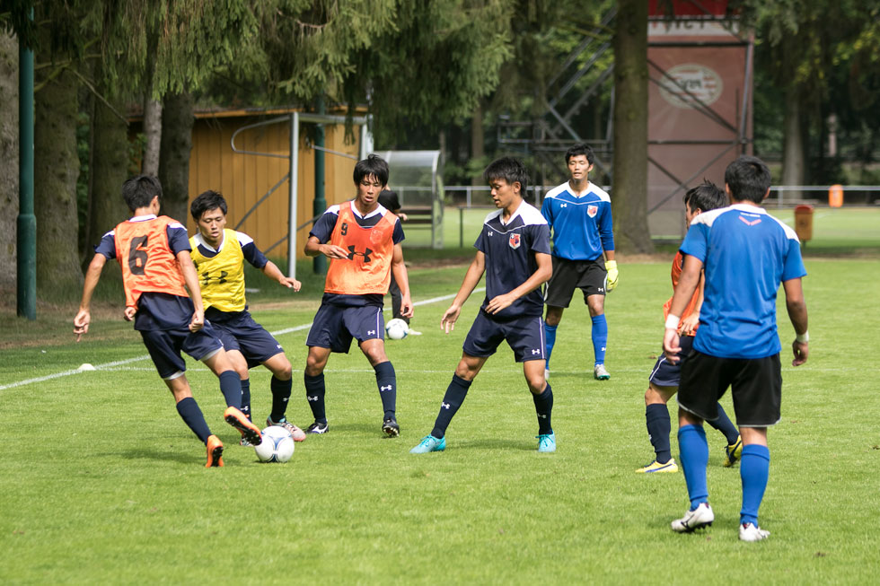 De Japanners van Omiya Ardija trainden afgelopen week al op De Herdgang