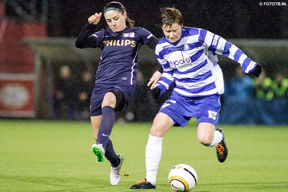 Daniëlle van de Donk scoorde de vijfde in de zevenklapper | © FOTOTB.NL