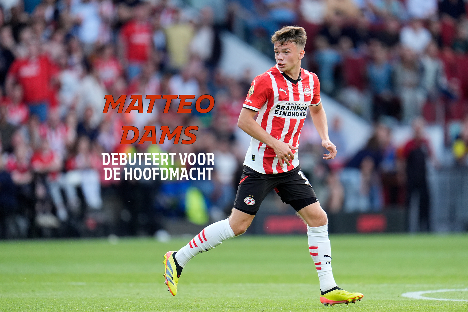 Een debutant uit PSV Academy