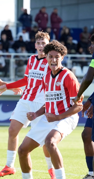 UYL | PSV O19 speelt 3-3 gelijkt tegen Paris Saint-Germain