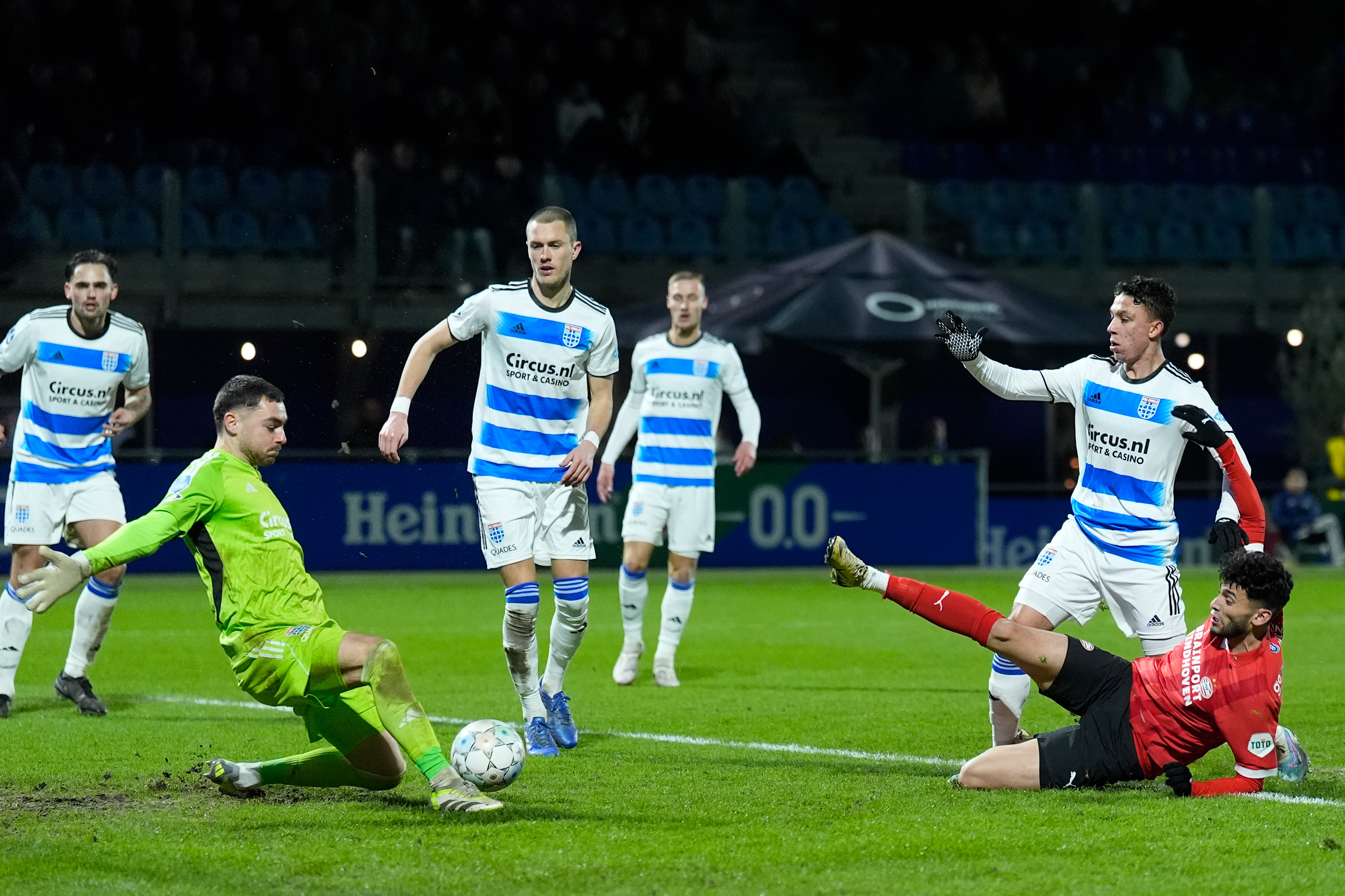 PSV boekte afgelopen seizoen een klinkende overwinning van 7-1 in Zwolle