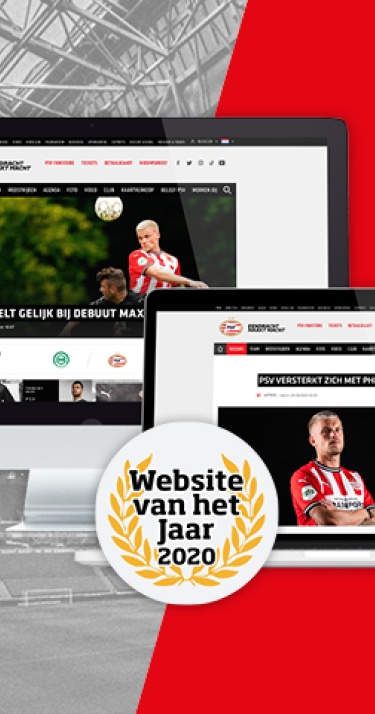 Stem PSV.nl naar titel Website van het Jaar